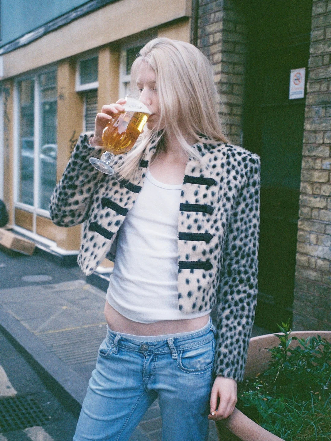 Romy | Snow Leopard Jacket