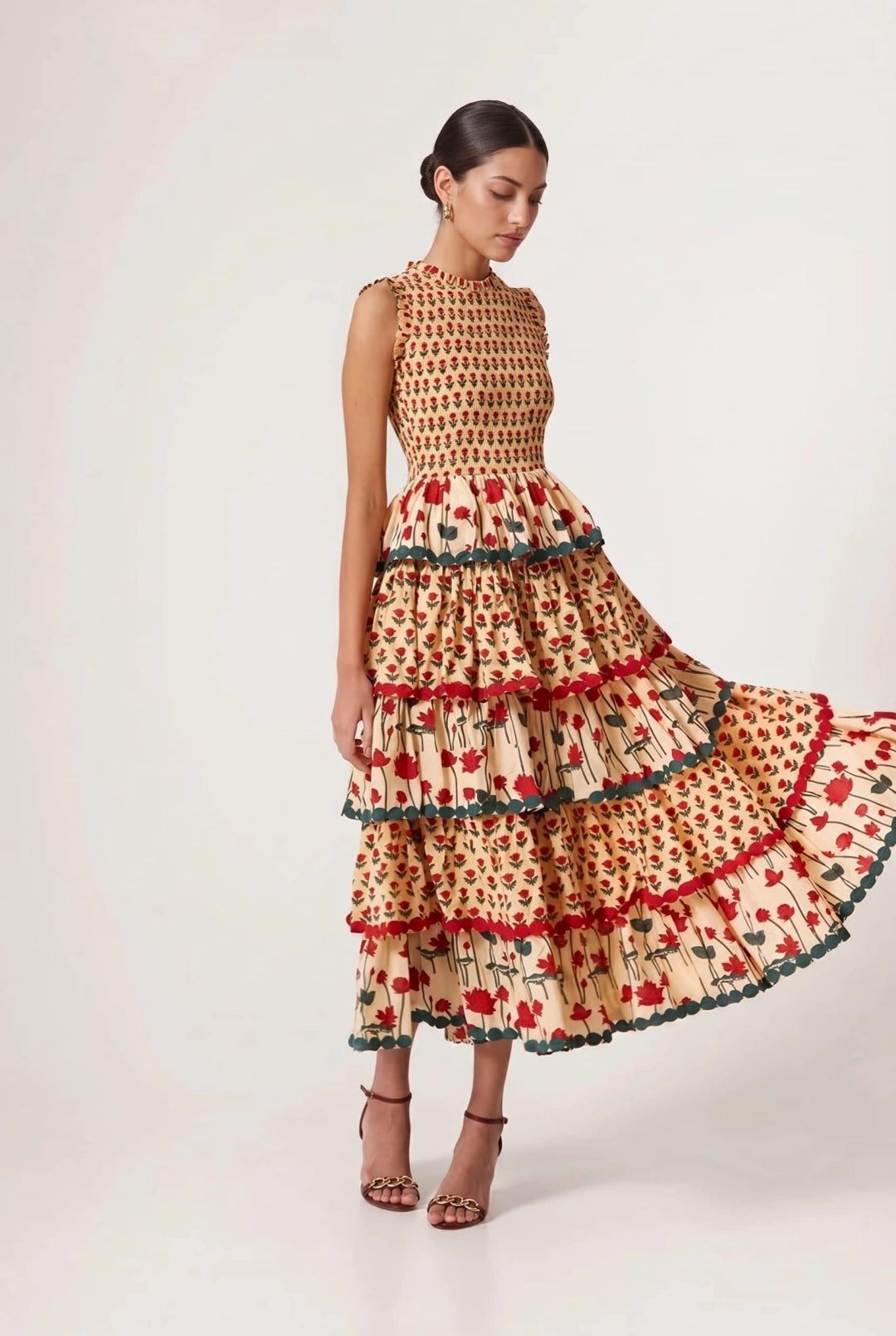 Mirava | Deign Printed Maxi Dress
