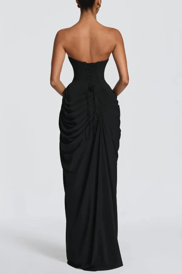 Mirava | Cyra Strapless Maxi Dress