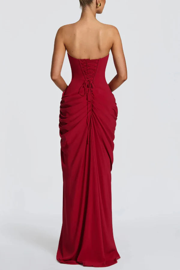 Mirava | Cyra Strapless Maxi Dress