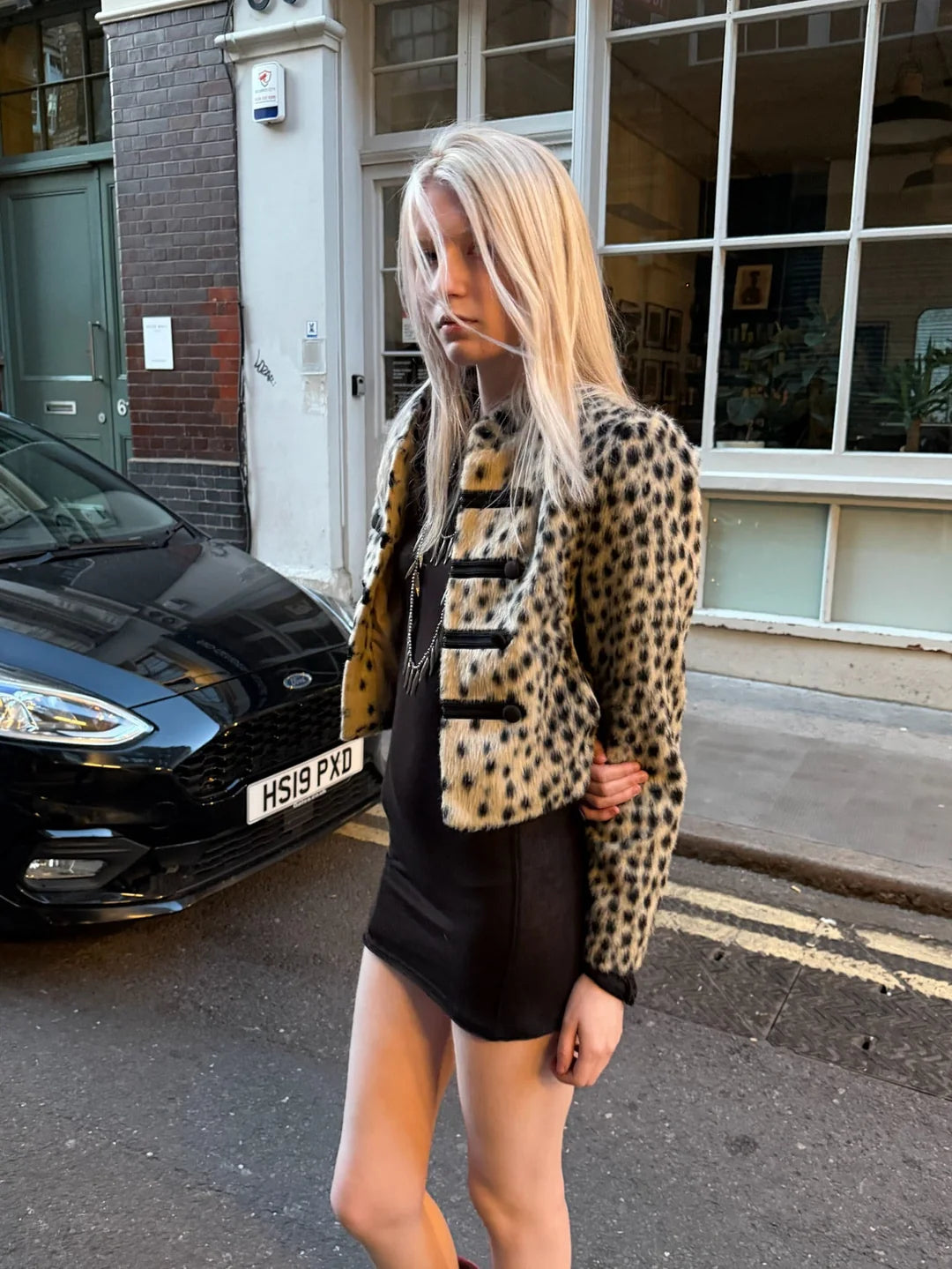 Romy | Snow Leopard Jacket