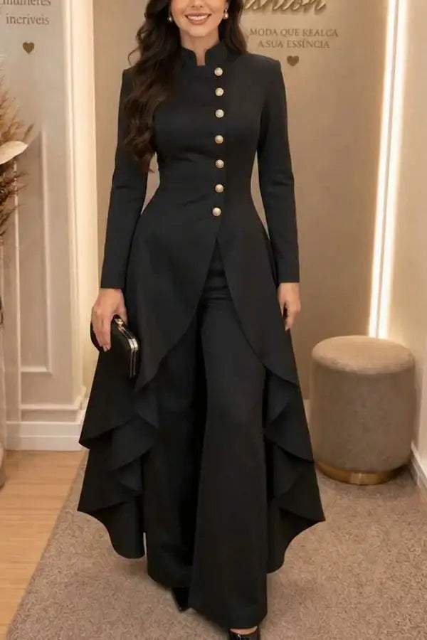 Elodie Elegant Wide-Leg Set