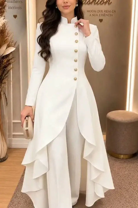 Elodie Elegant Wide-Leg Set