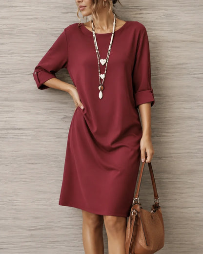 Mirava | Tummy-Concealing Midi Dress