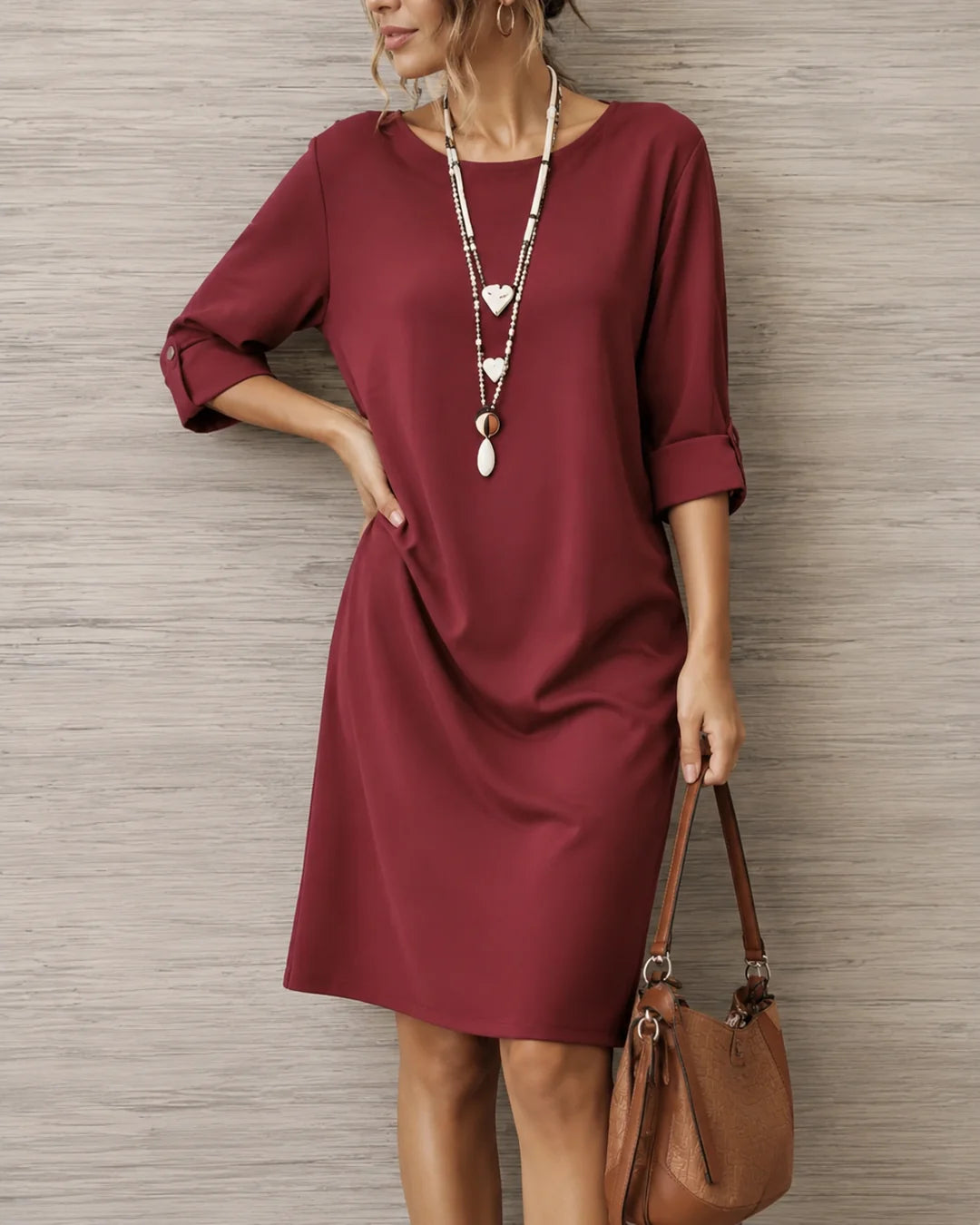 Mirava | Tummy-Concealing Midi Dress