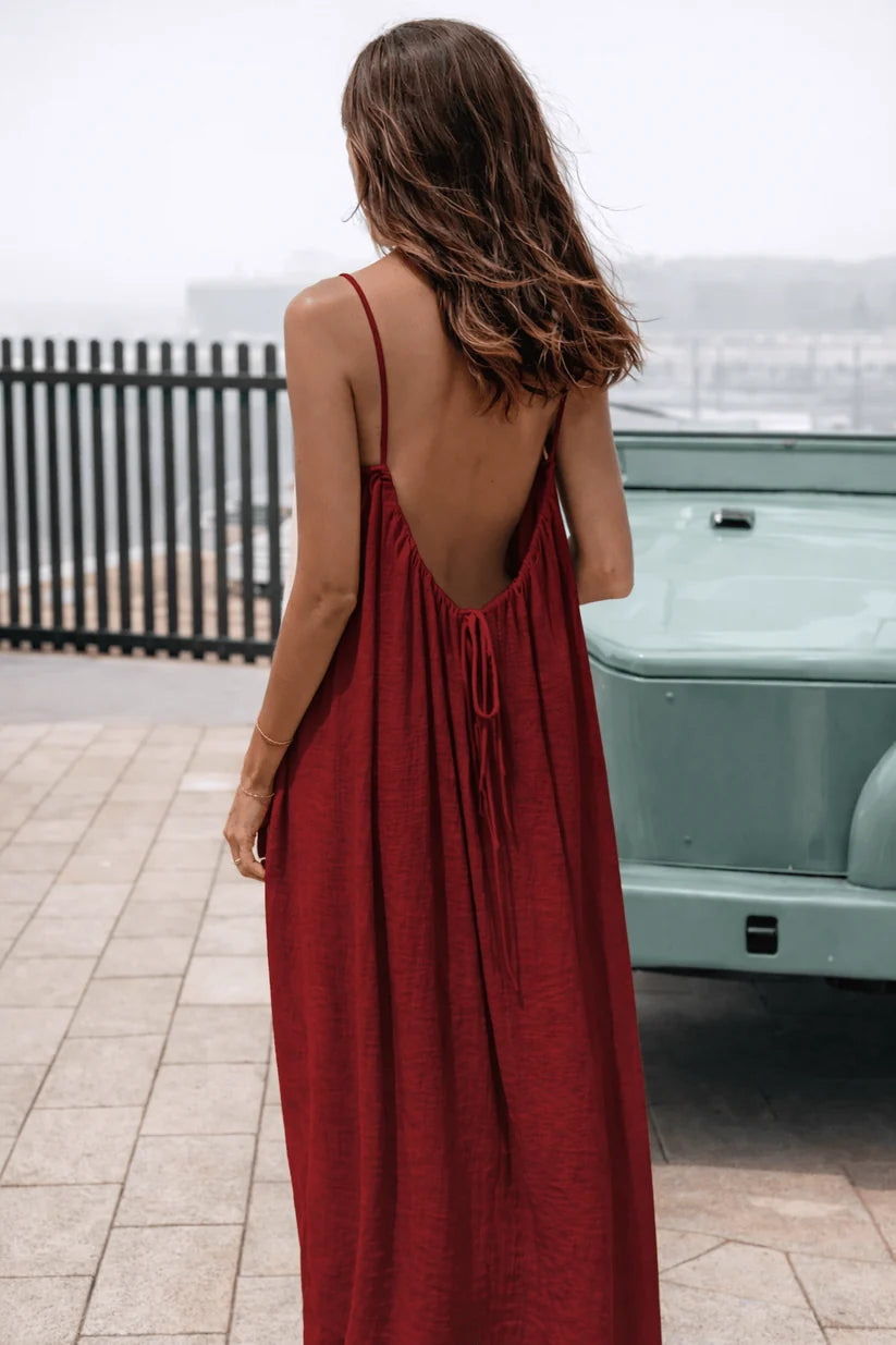 Mirava Backless Maxi Dress