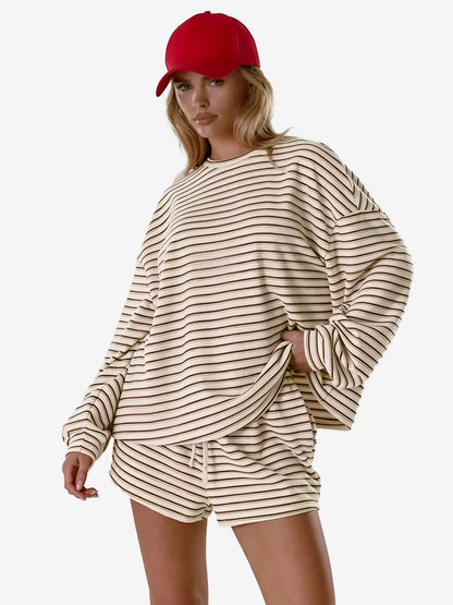 Elowen Striped Lounge Set