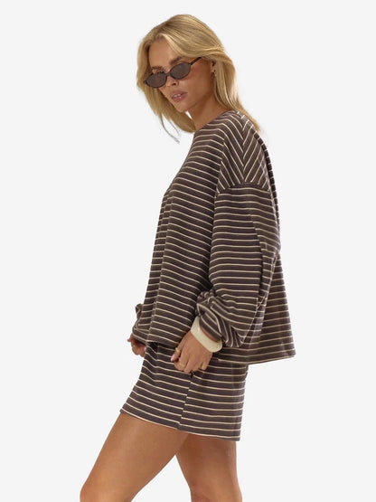 Elowen Striped Lounge Set