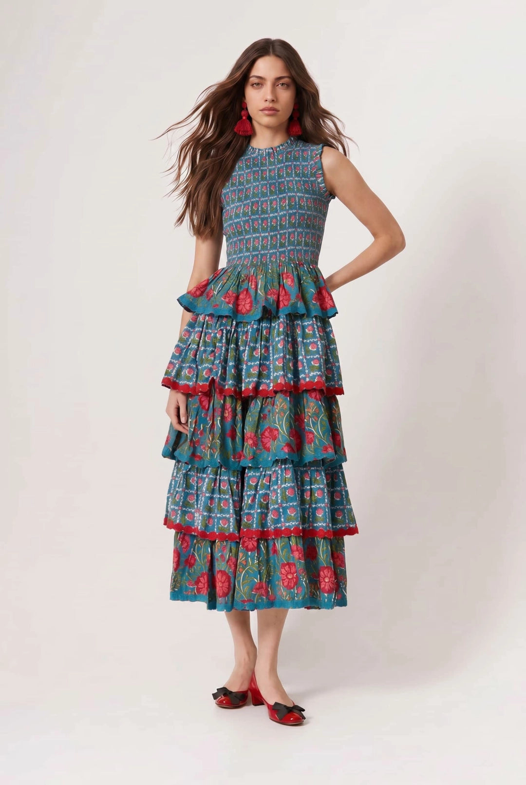 Mirava | Deign Printed Maxi Dress