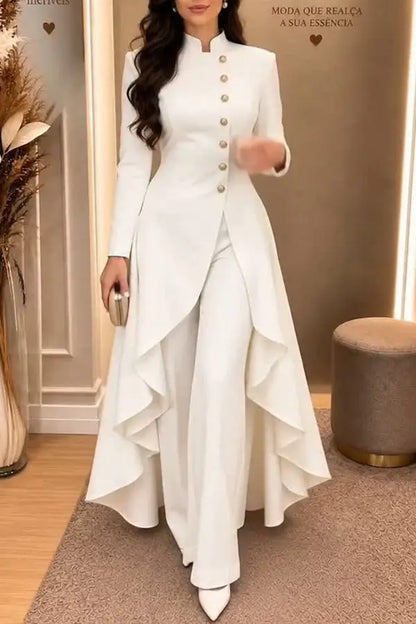 Elodie Elegant Wide-Leg Set