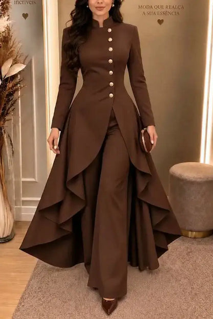 Elodie Elegant Wide-Leg Set