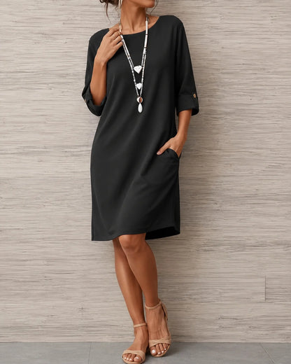 Mirava | Tummy-Concealing Midi Dress