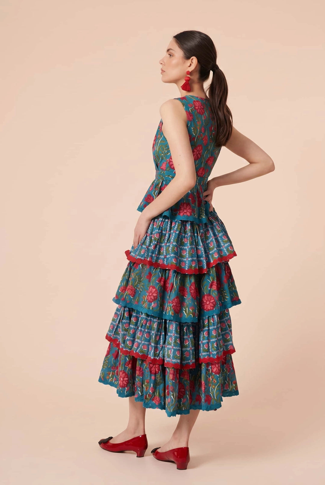 Mirava | Deign Printed Maxi Dress