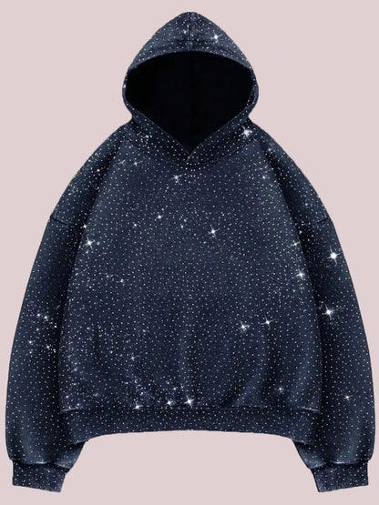 Celeste Glitter Hooded Sweater