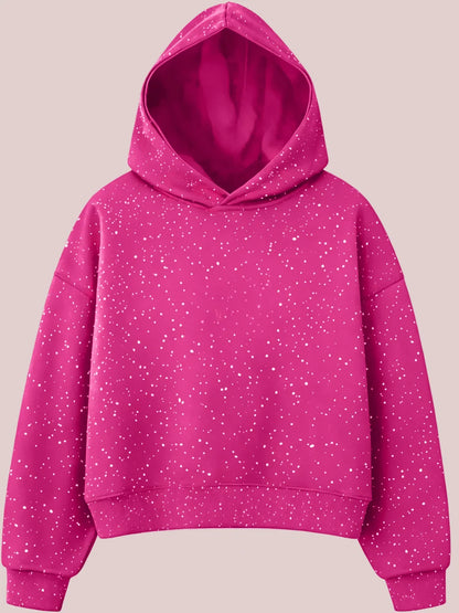 Celeste Glitter Hooded Sweater