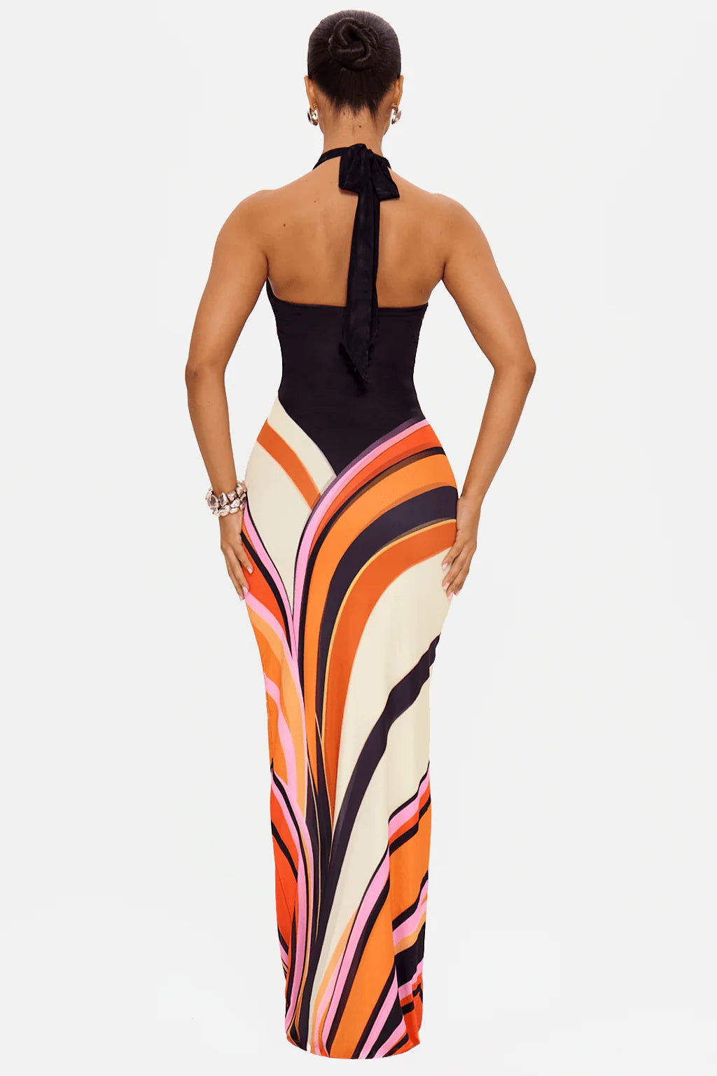 Isola | Swirl Maxi Dress