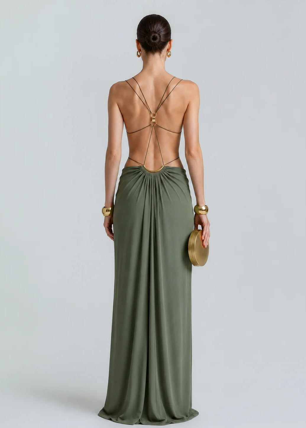 Eisley | Elegant Draped Maxi Dress