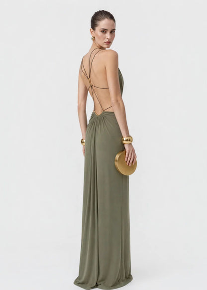 Eisley | Elegant Draped Maxi Dress