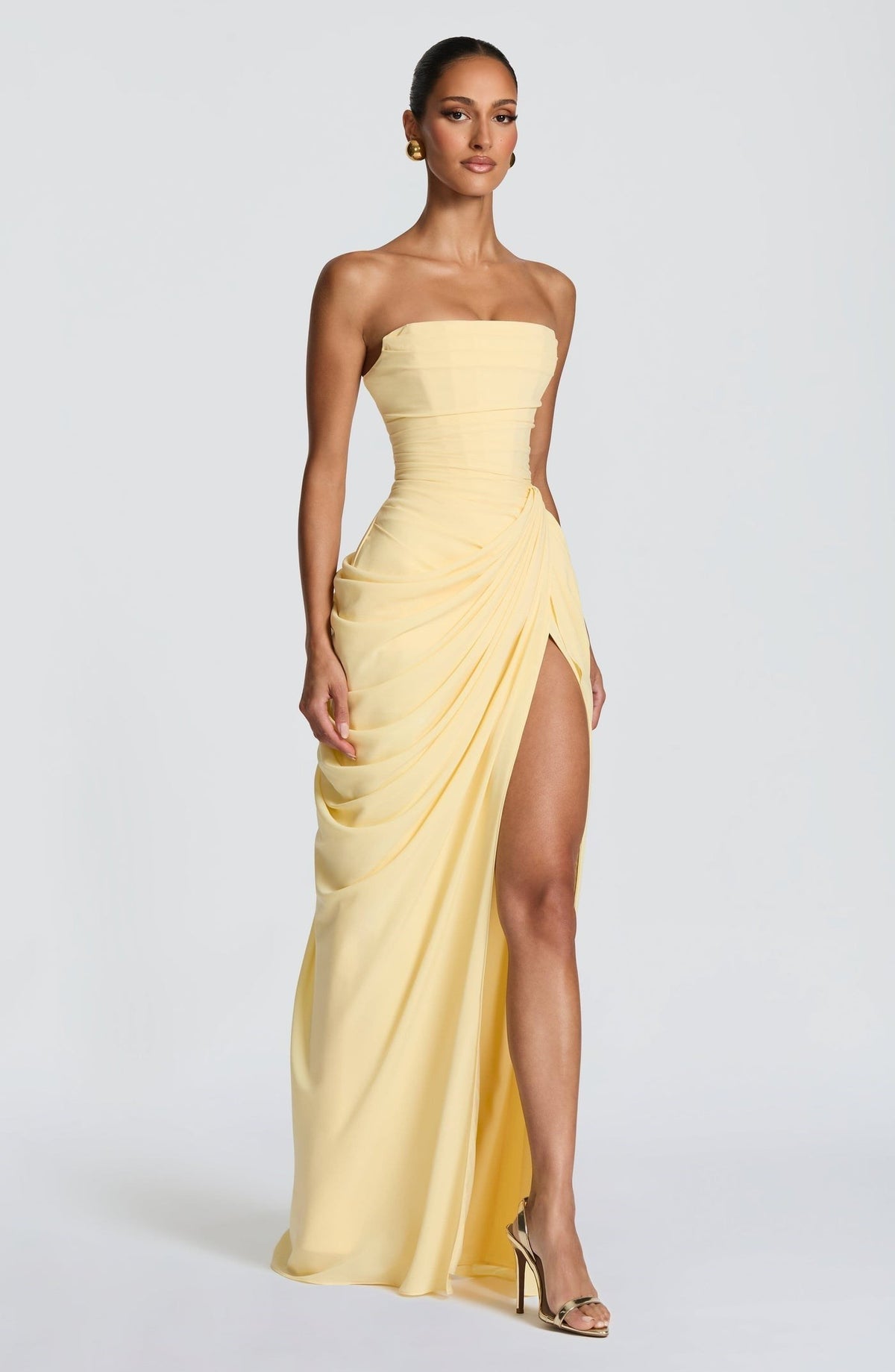 Mirava | Cyra Strapless Maxi Dress