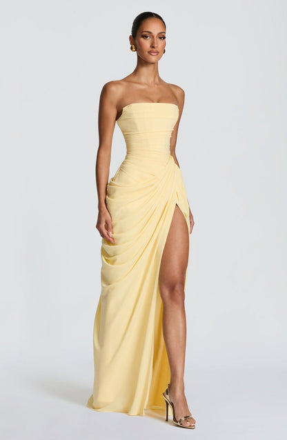 Mirava | Cyra Strapless Maxi Dress