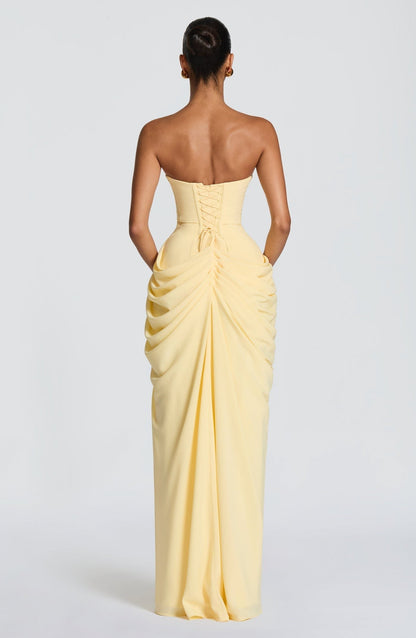 Mirava | Cyra Strapless Maxi Dress